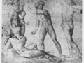 Nude Men Fighting