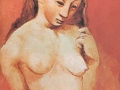 Nude-against-a-Red-Background